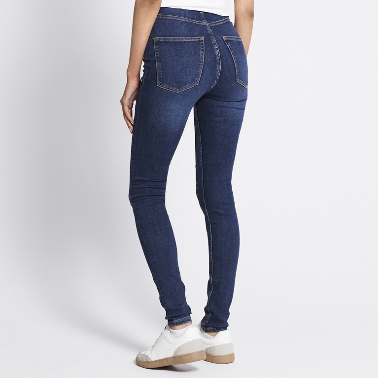 High waist skinny jeans "Snake"